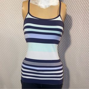 Lululemon Striped Power Y Tank Top Size 4